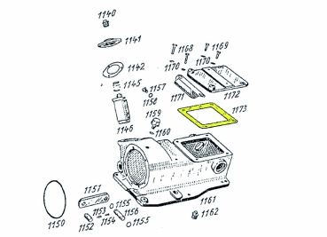 Hydraulikgehäusedichtung Holder A 10 A 12
